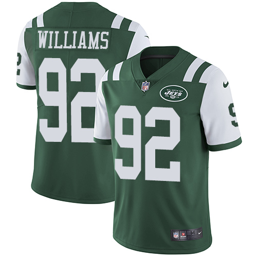 2019 Men New York Jets 92 Williams green Nike Vapor Untouchable Limited NFL Jersey